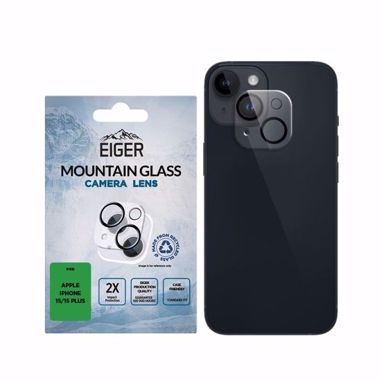 Picture of Eiger Eiger Mountain Glass LENS Protector for iPhone 15 / 15 Plus