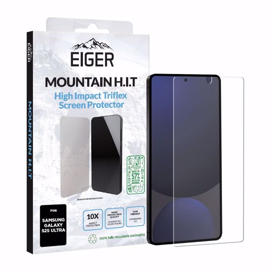 Picture of Eiger Eiger GRS Mountain H.I.T Screen Protector 1 Pack for Samsung S25 Ultra