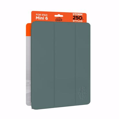 Picture of Eiger Eiger Storm 250m Stylus iPad Mini 7/ Mini 6 Dark Green Retail Sleeve