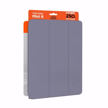 Picture of Eiger Eiger Storm 250m Stylus iPad Mini 7/ Mini 6 Lavender Retail Sleeve