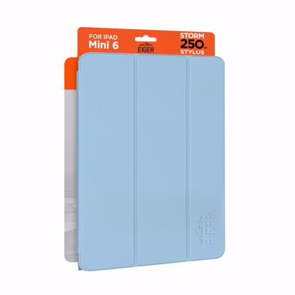 Picture of Eiger Eiger Storm 250m Stylus iPad Mini 7/ Mini 6 Light Blue Retail Sleeve