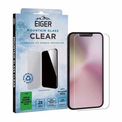 Picture of Eiger Eiger Mountain Glass CLEAR Screen Protector for iPhone 16e/ 14/ 13