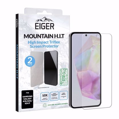 Picture of Eiger Eiger Mountain H.I.T Screen Protector 2 Pack for Samsung A36 / A56 / S24 FE